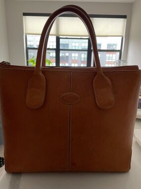 TOD’s Iconic “D” Bag Cognac Leather